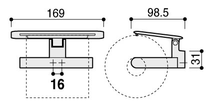 ペーパーホルダー (SC-083-XC) | Products | KAWAJUN Global Hardware