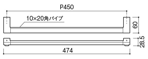 タオルレール SC-921 (SC-921-XC) | Products | KAWAJUN Global