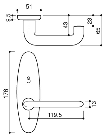 レバーハンドル ZE (1-ZER-N-LW) | Products | KAWAJUN Global Hardware