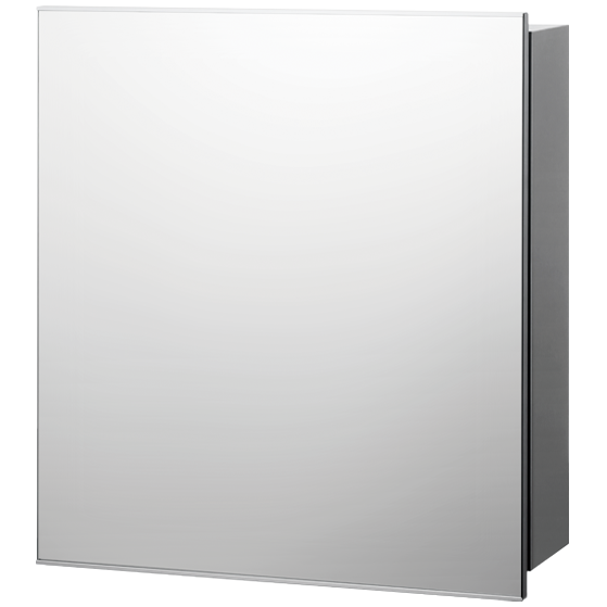 ミラーキャビネット D-072 W600 コンセント左下(右吊元)