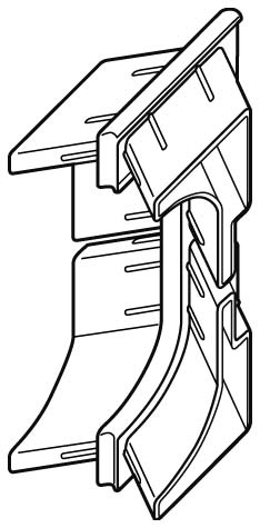 キャビネットレール PA-36用コーナーキャップ